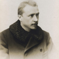 Der Komponist Hugo Wolf, von einem unbekannten Fotografen, 1910