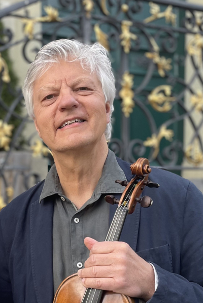 Winfried Rademacher, Violine; Foto privat Winfried Rademacher, Violine; Foto privat