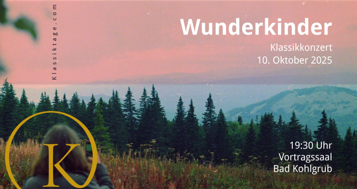 Wunderkinder-Konzert-Plakat Wunderkinder-Konzert